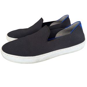 Rothy's The Original Slip On Sneaker Women's Size 8 Black Solid